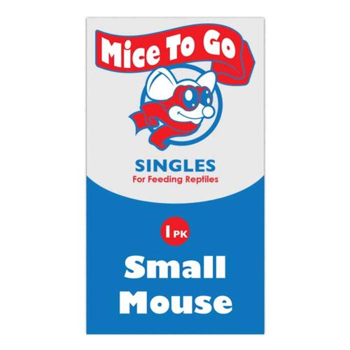 Mice TO GO container box blue and red with mouse cartoon wearing goggles